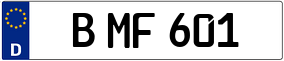 Truck License Plate
